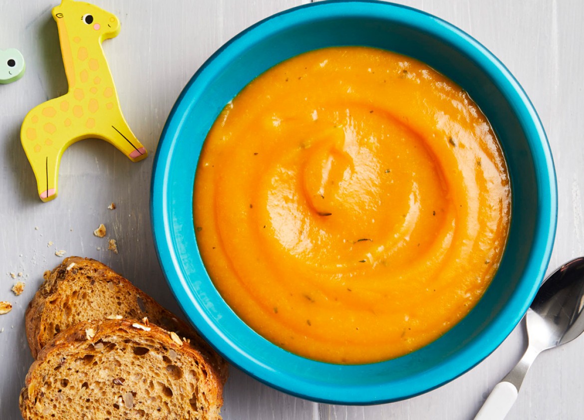 PUMPKIN, SWEET POTATO & WHITE BEAN SOUP