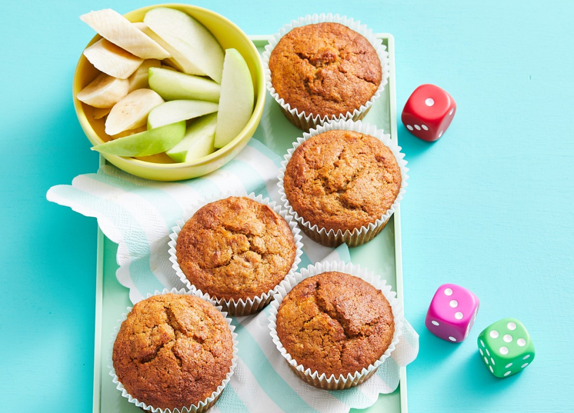 SWEET POTATO, APRICOT & GINGER MUFFINS